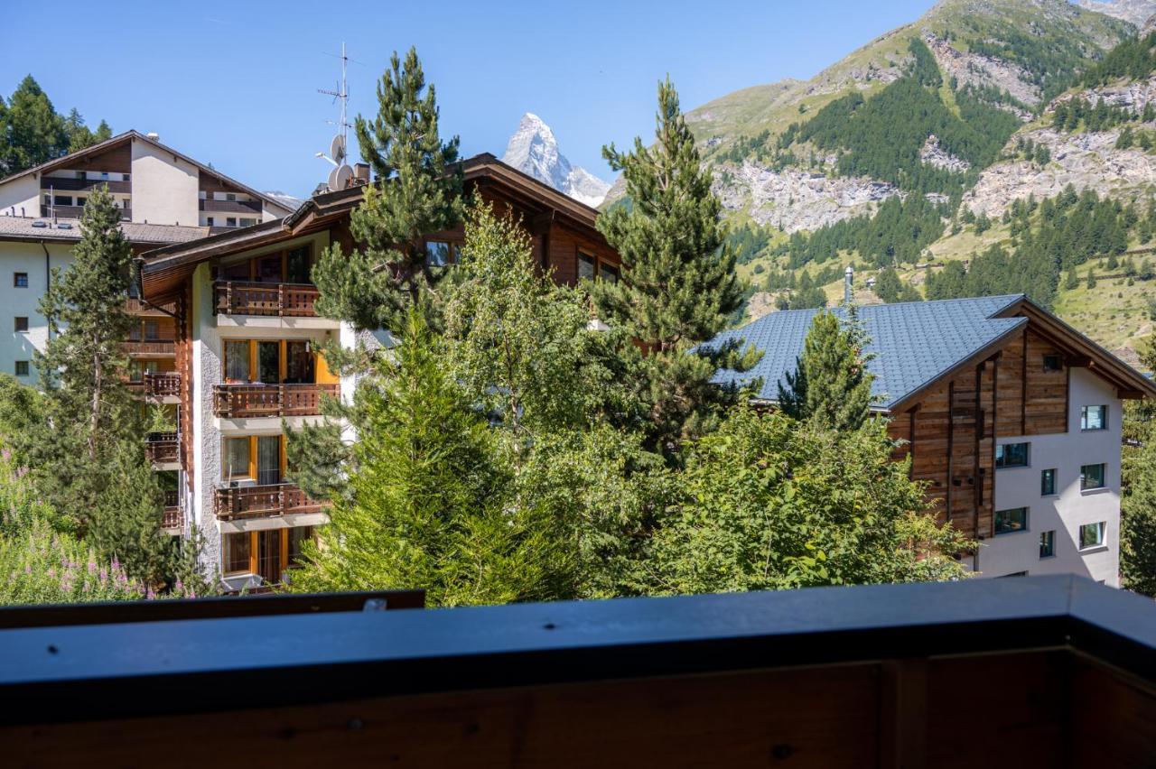 Apartmán Sunnaeplaetzli- Aprt. 4P Matterhorn View/Wifi Zermatt Exteriér fotografie